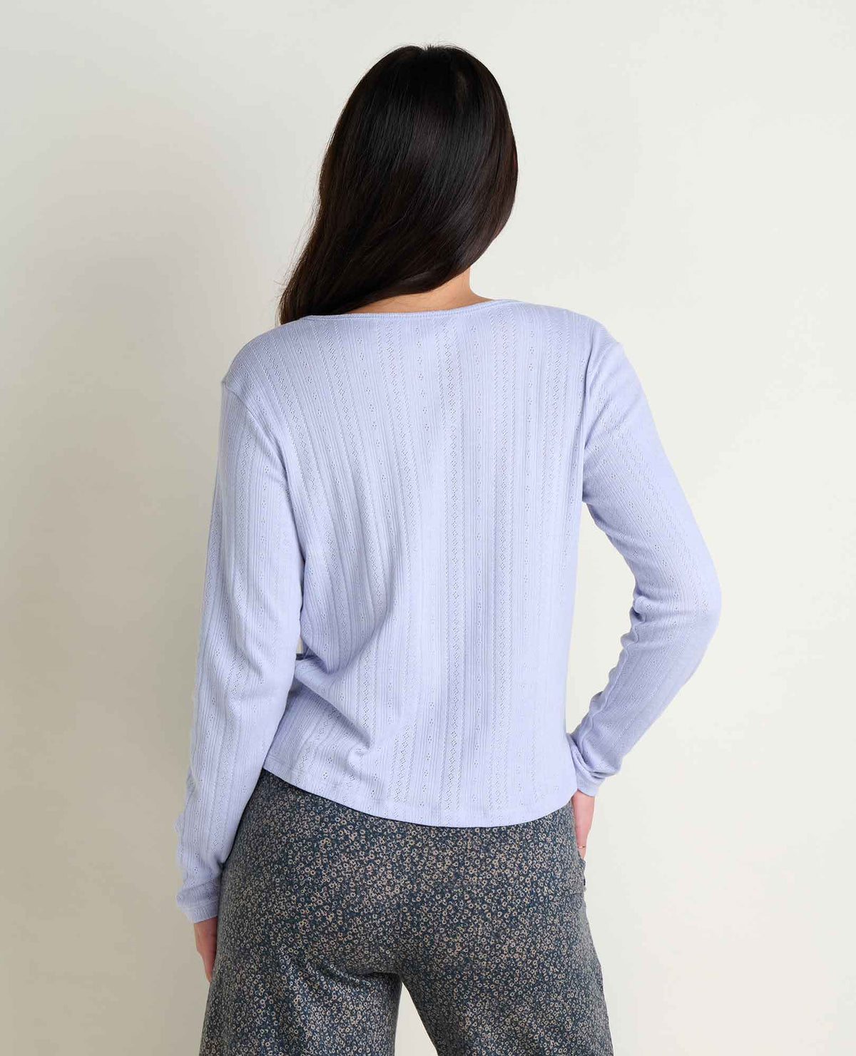 Foothill Pointelle Henley Tee Dew | Toad&Co Women