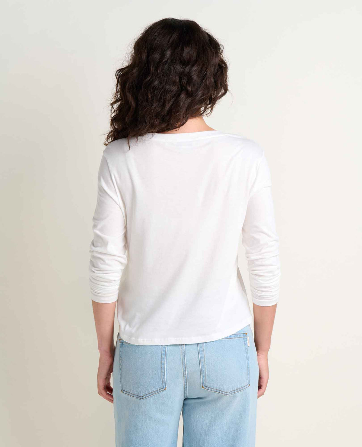 Whisper Long Sleeve Tee Egret | Toad&Co Women