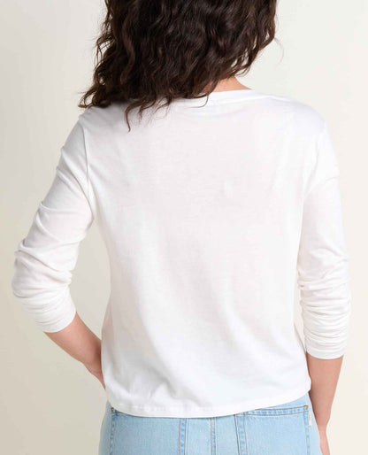 Whisper Long Sleeve Tee Egret | Toad&Co Women