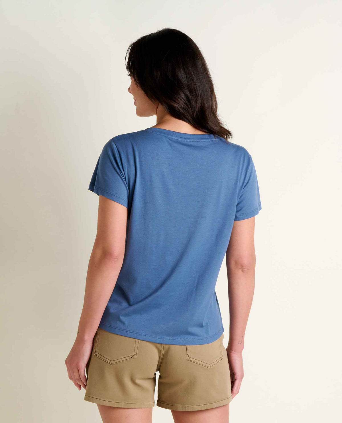 Whisper Tee - Lightweight Organic Cotton & Modal Jersey Tee Canal | Toad&Co Women