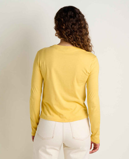 Whisper Long Sleeve Tee Chamomile | Toad&Co Women