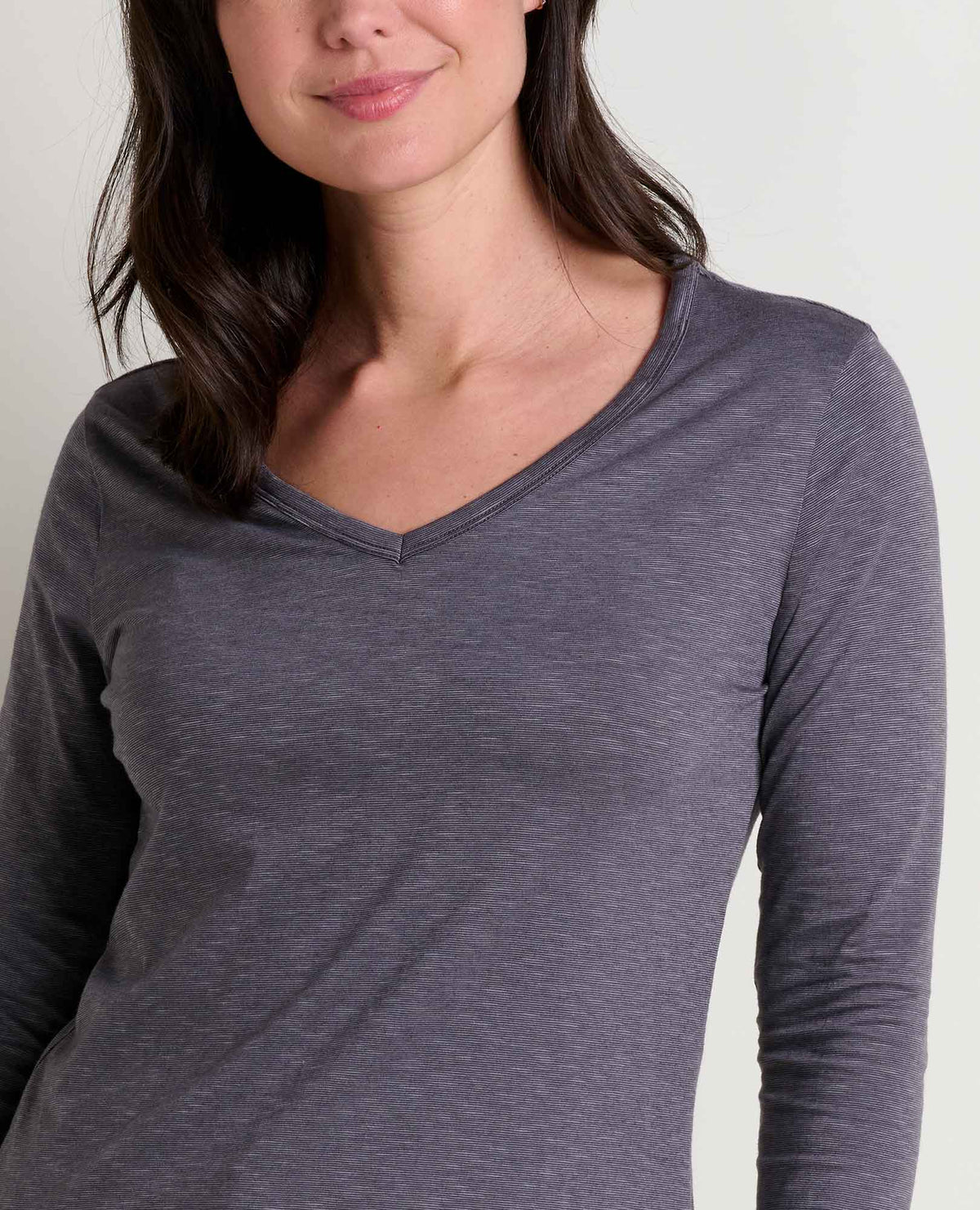 Marley Sustainable Long Sleeve T-Shirt - by Toad&Co Iron | Toad&Co Women
