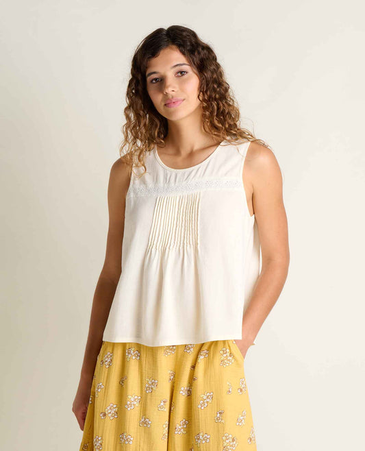 Manzana Pin Tuck Tank - 100% Organic Cotton Pintuck Tank Top  | Toad&Co Women