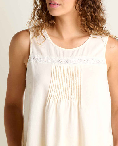 Manzana Pin Tuck Tank - 100% Organic Cotton Pintuck Tank Top  | Toad&Co Women