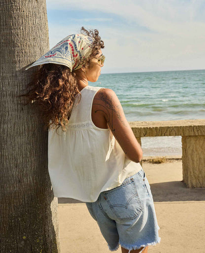 Manzana Pin Tuck Tank - 100% Organic Cotton Pintuck Tank Top  | Toad&Co Women