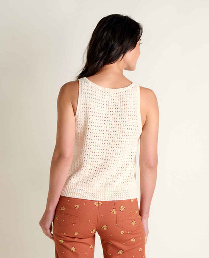 Bianca Pointelle Tank - Recycled Cotton Knit Tank Top  | Toad&Co Women