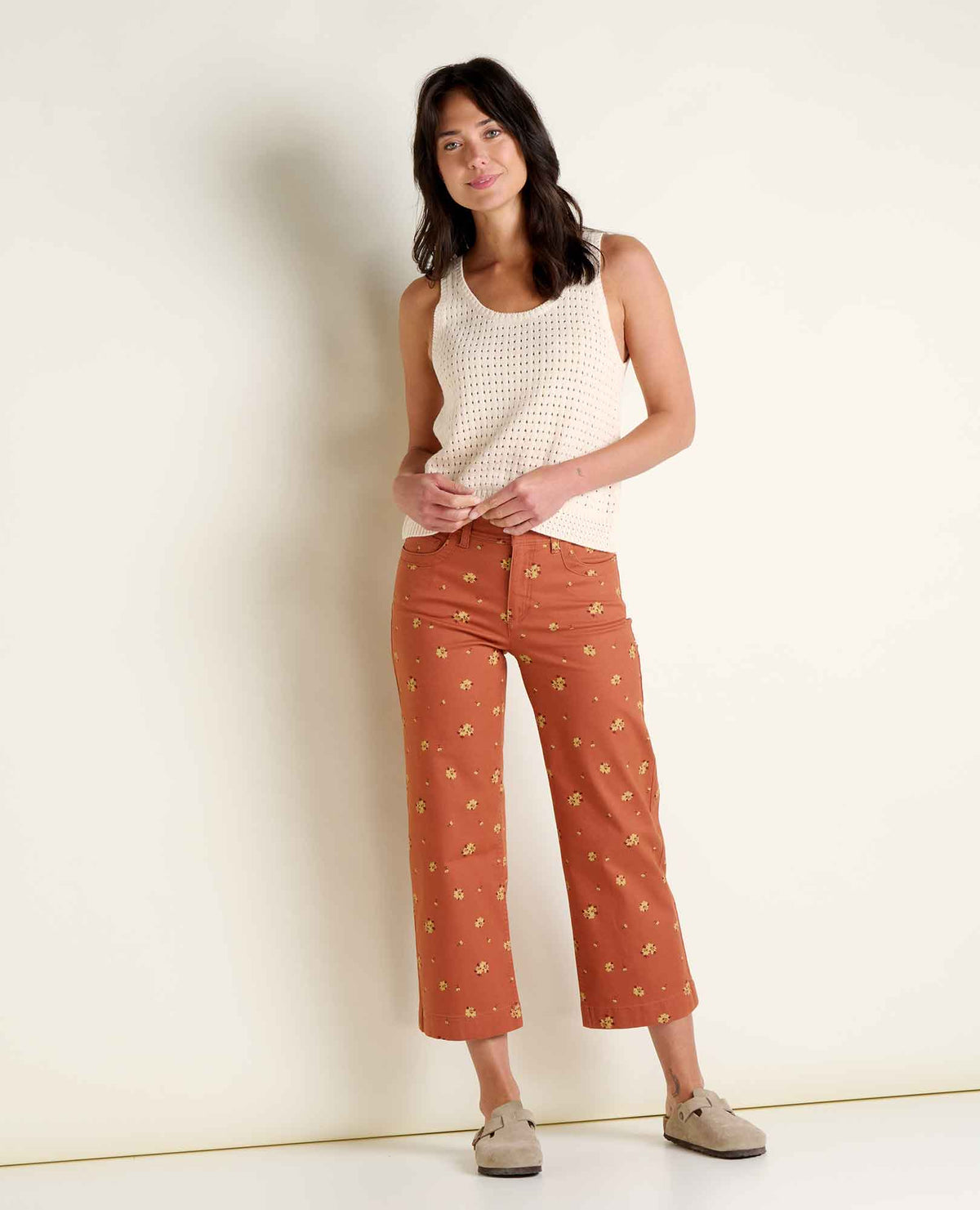 Bianca Pointelle Tank - Recycled Cotton Knit Tank Top  | Toad&Co Women