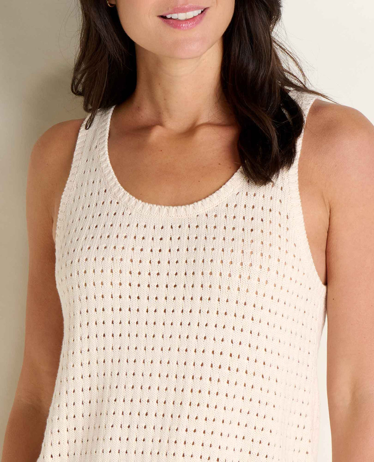 Bianca Pointelle Tank - Recycled Cotton Knit Tank Top  | Toad&Co Women