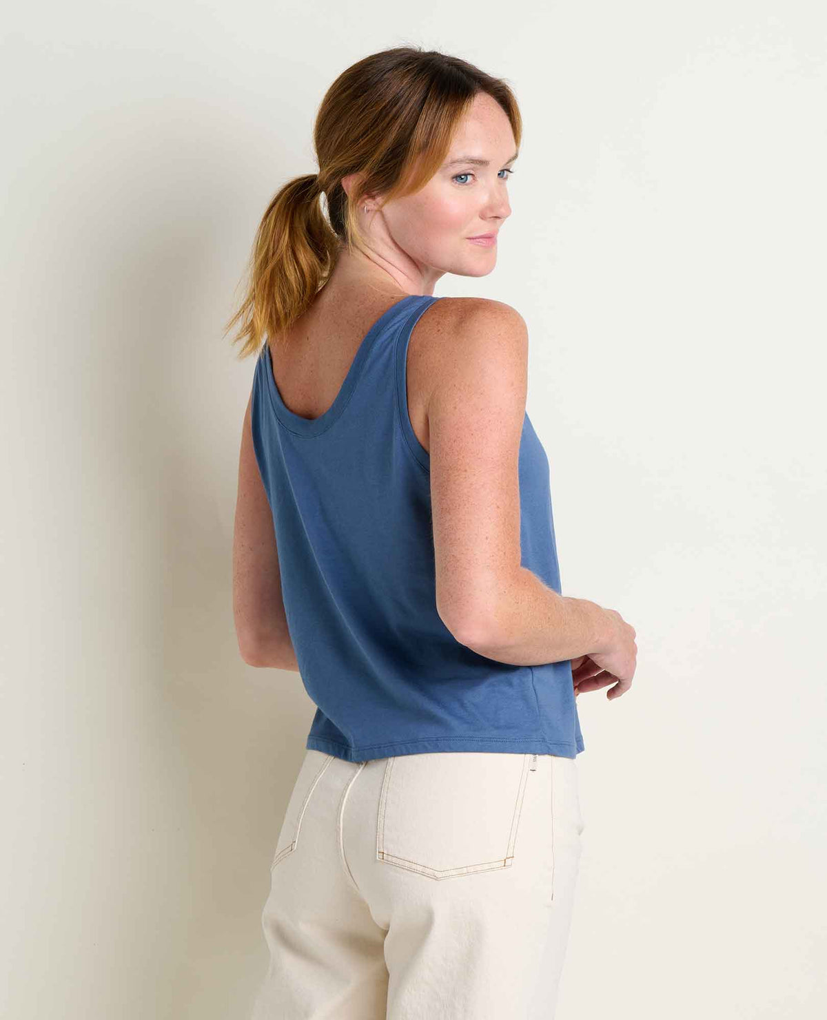 Whisper Tank - Lightweight Organic Cotton & Modal Jersey Tank Canal | Toad&Co Women
