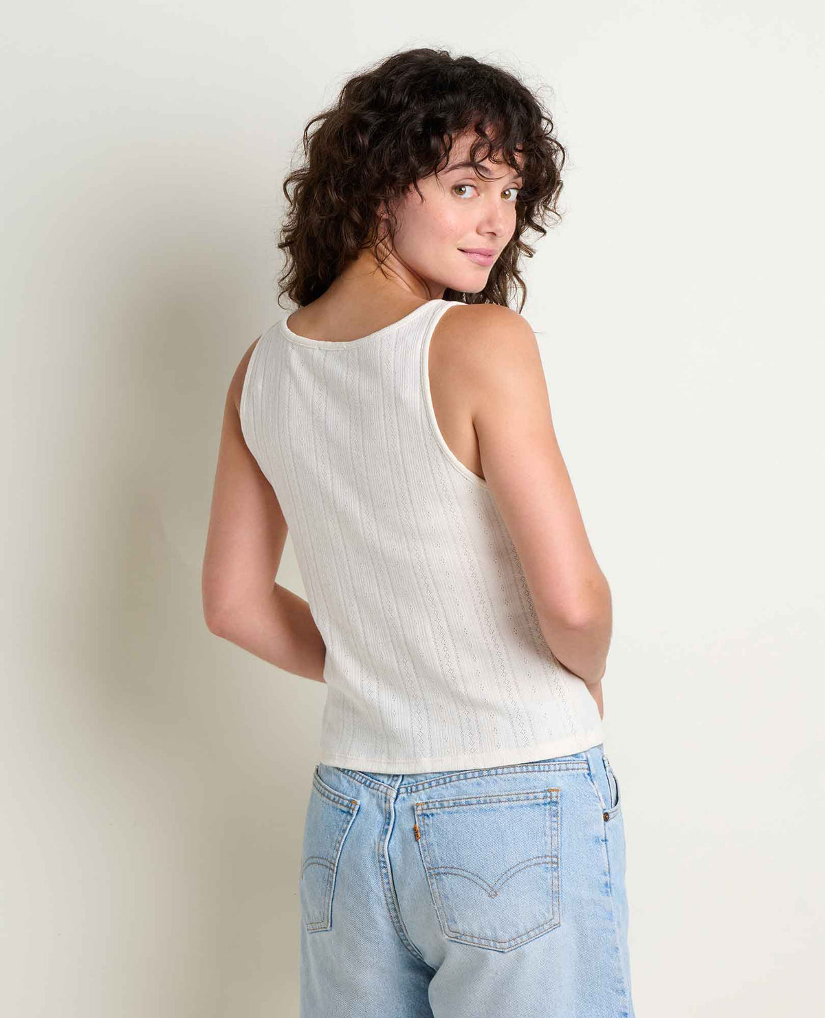 Foothill Pointelle Henley Tank - Organic Cotton Knit Tank  | Toad&Co Women