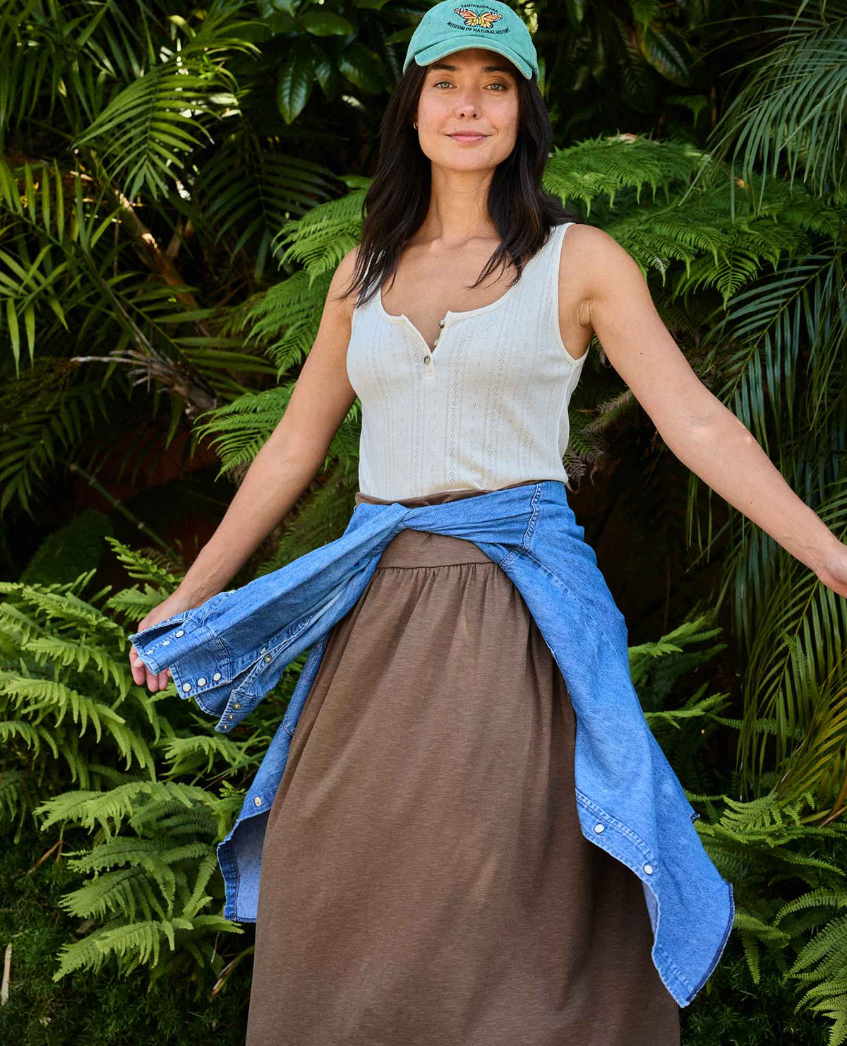 Foothill Pointelle Henley Tank - Organic Cotton Knit Tank  | Toad&Co Women