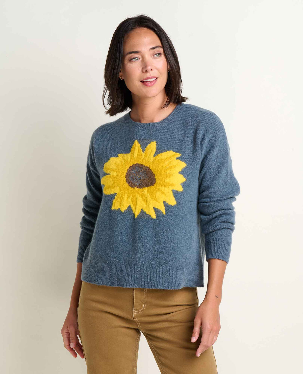 Women's Wasatch Crewneck Wool Sweater - Soft, Never Itchy Ink | Toad&Co Women