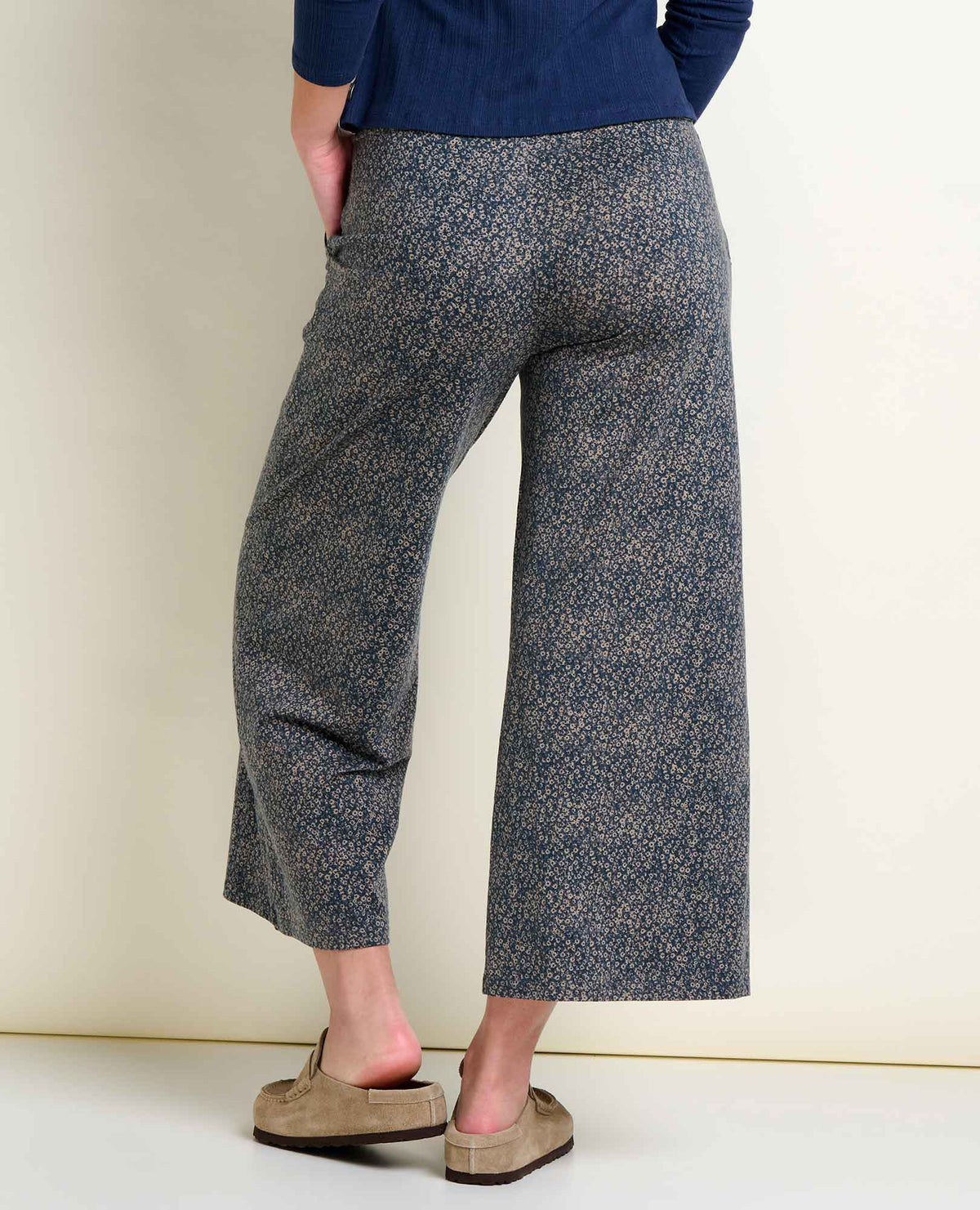 Chaka Wide Leg Pull On Lounge Pant - Versatile & Cozy Ink Print | Toad&Co Women
