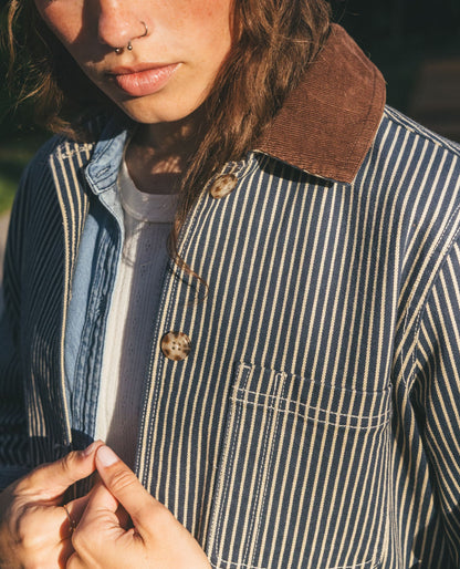 Women's Organic Cotton Balsam Denim Barn Jacket - Chore Coat  | Toad&Co Women