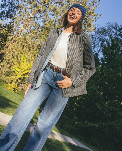 Women's Organic Cotton Balsam Denim Barn Jacket - Chore Coat  | Toad&Co Women