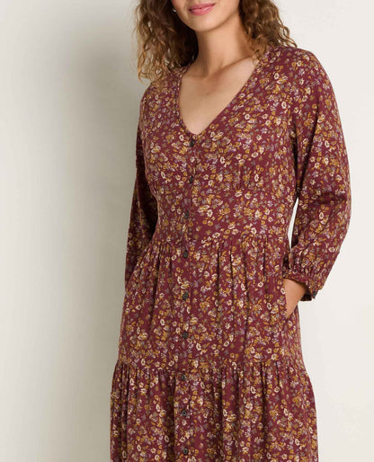 Manzana Tiered Midi Dress  | Toad&Co Women
