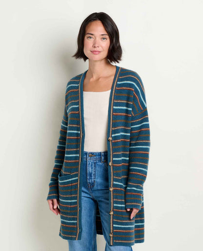 Women's Wasatch Cardigan Twilight Pattern | Toad&Co Women
