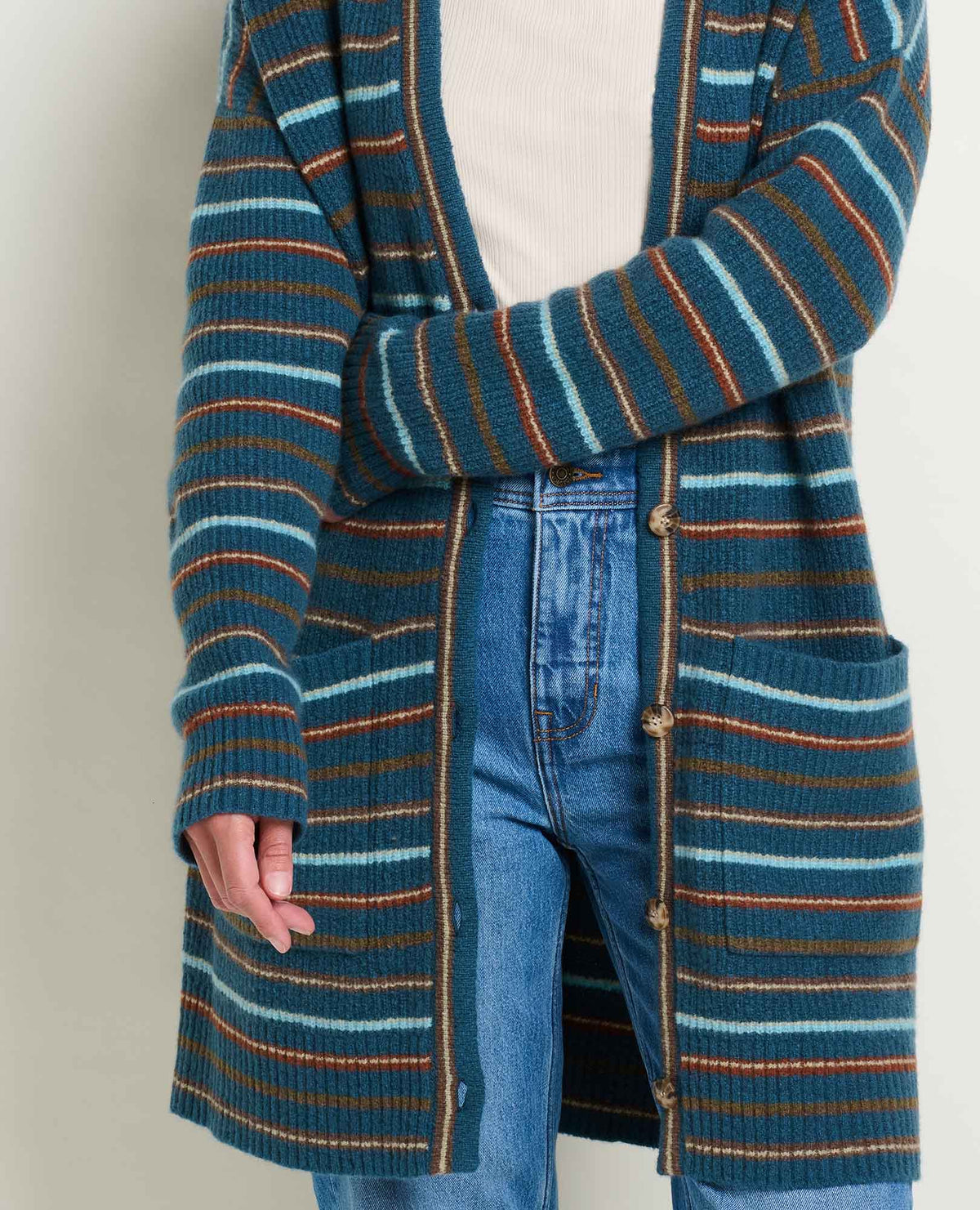 Women's Wasatch Cardigan Twilight Pattern | Toad&Co Women