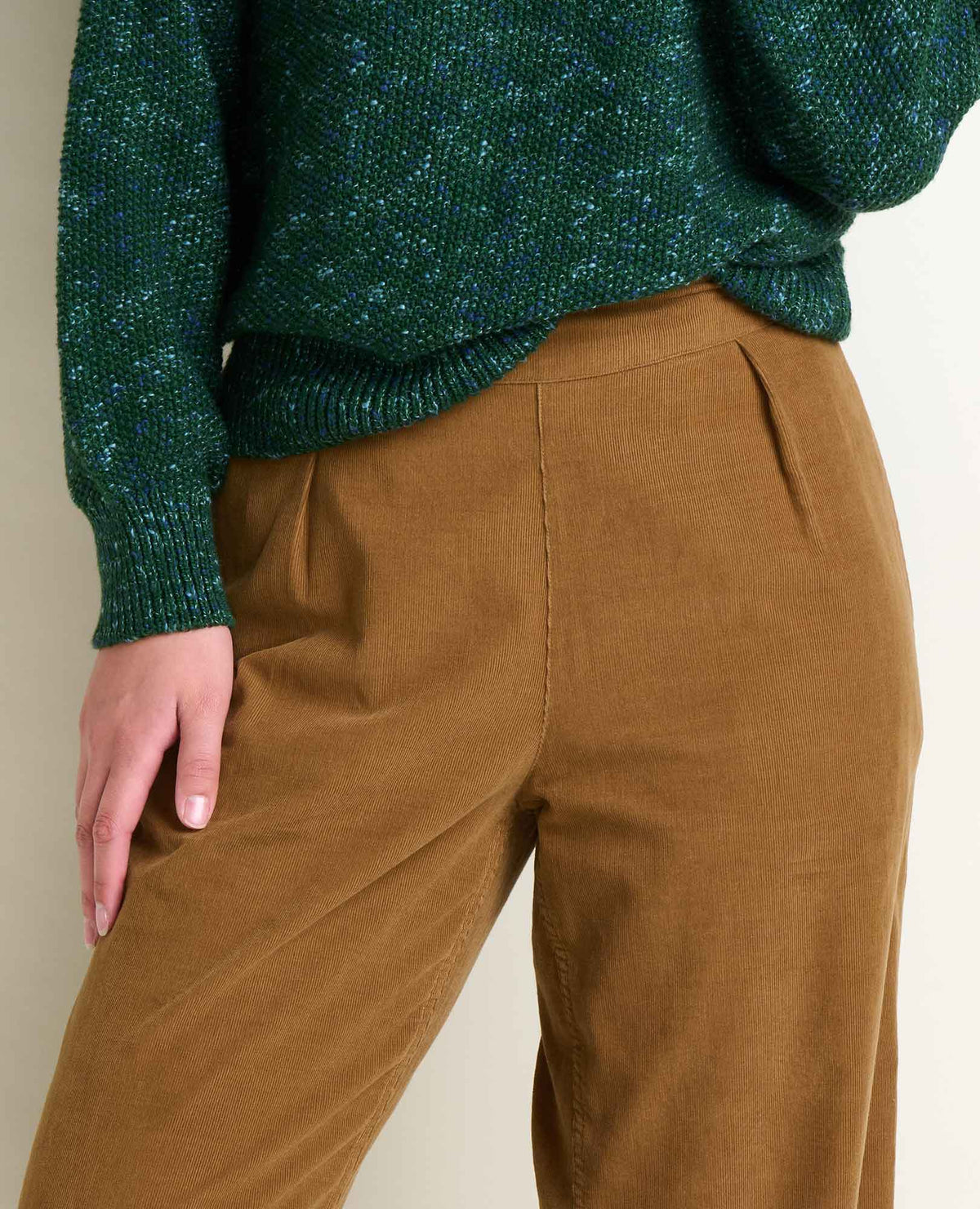 Cattail Corduroy Wide Leg Pant Honey Brown | Toad&Co Women
