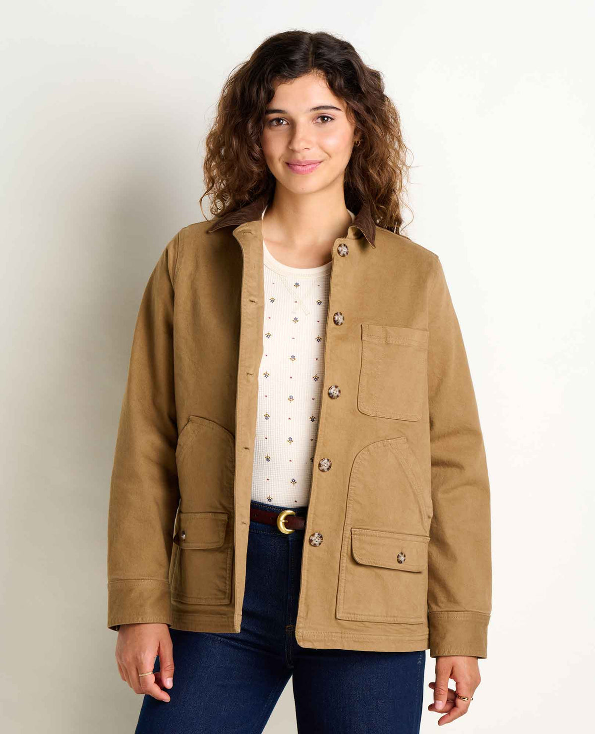 Women's Organic Cotton Balsam Denim Barn Jacket - Chore Coat  | Toad&Co Women