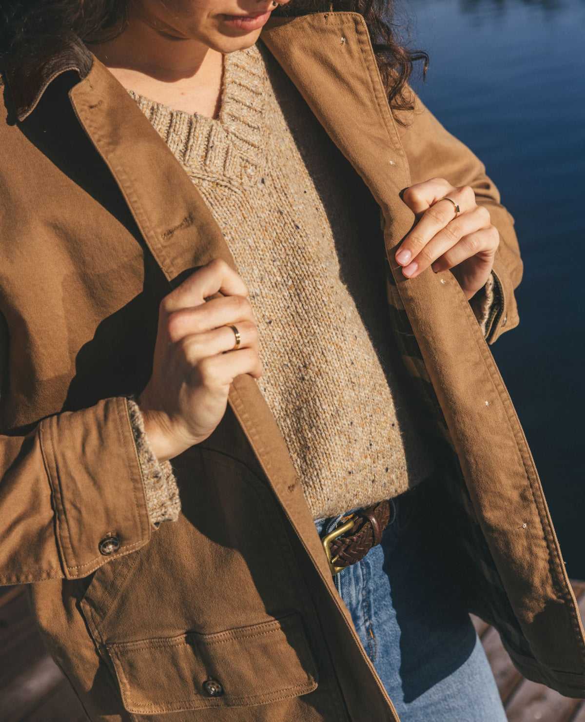 Women's Organic Cotton Balsam Denim Barn Jacket - Chore Coat  | Toad&Co Women