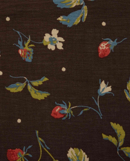 Manzana Tiered Midi Dress Barnwood Print | Toad&Co Women