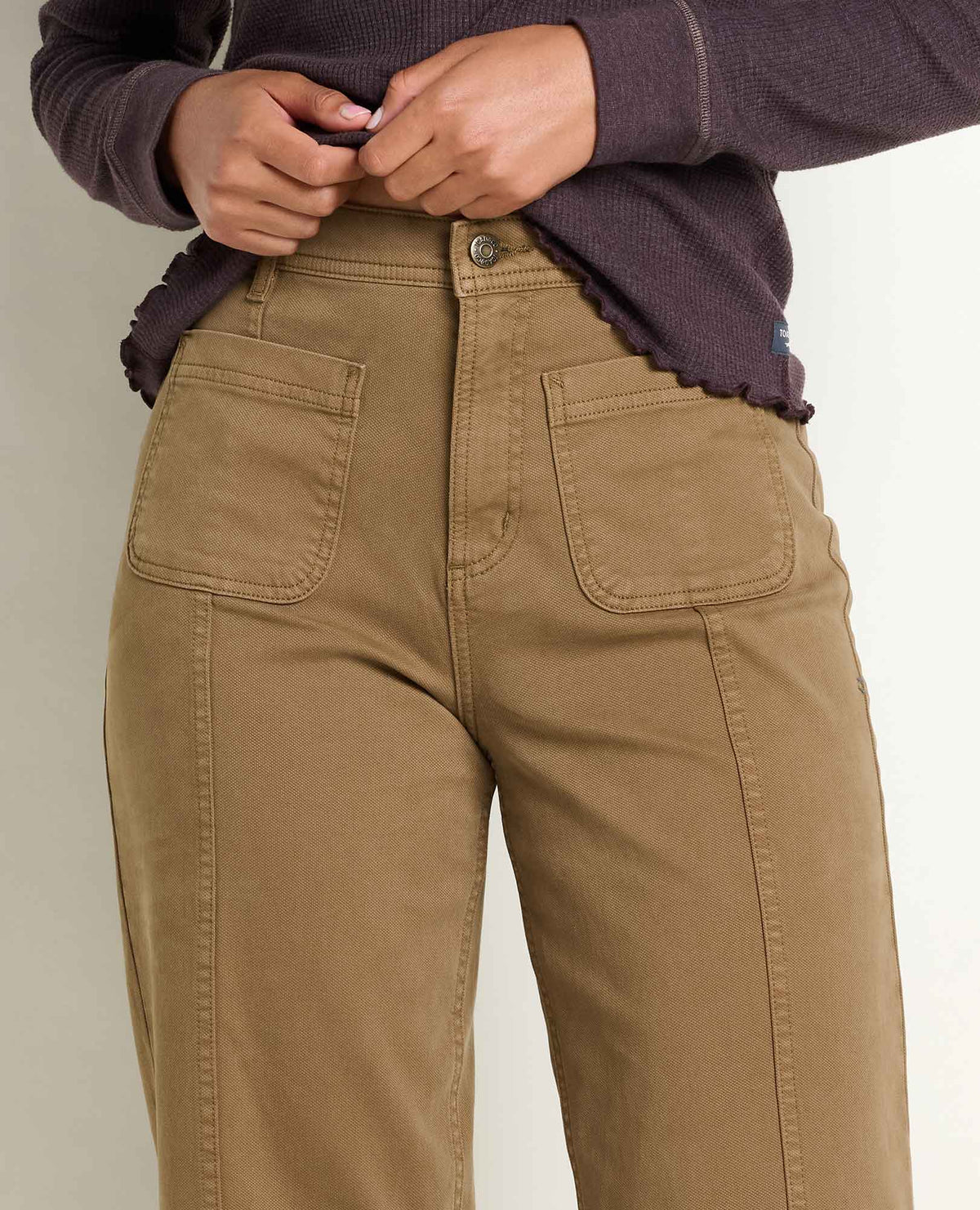 Linden Canvas Wide Leg Sailor Pant - Organic Cotton  | Toad&Co Women