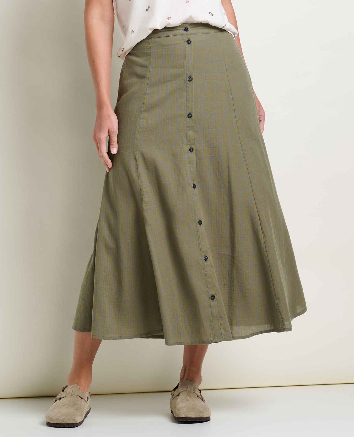 Manzana Organic Cotton Midi Skirt  | Toad&Co Women