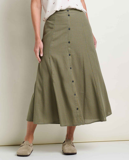Manzana Organic Cotton Midi Skirt  | Toad&Co Women