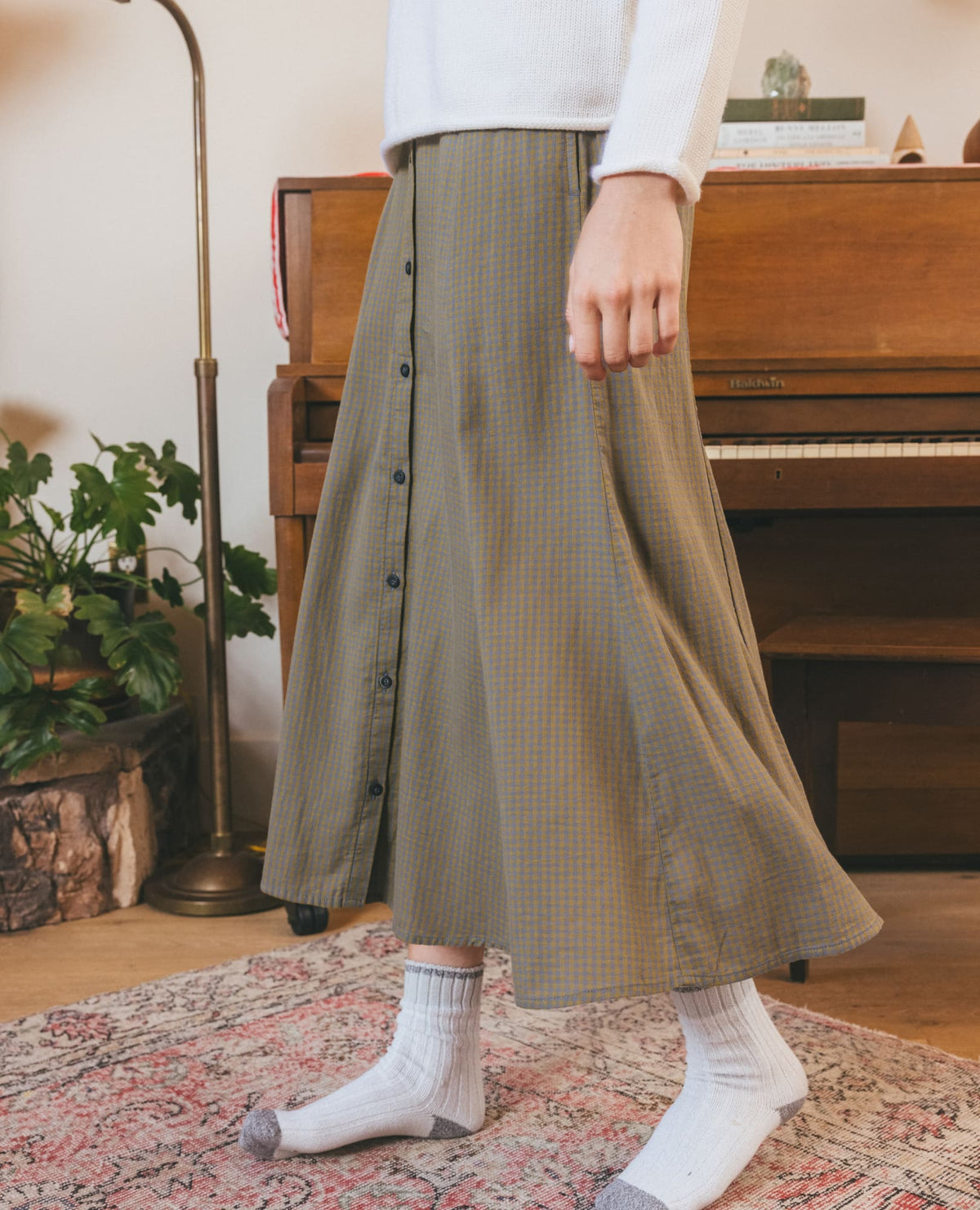 Manzana Organic Cotton Midi Skirt  | Toad&Co Women