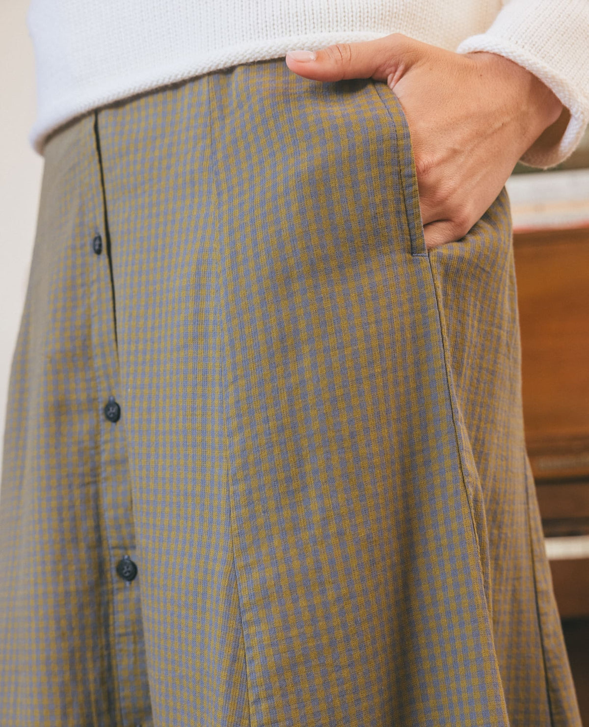Manzana Organic Cotton Midi Skirt  | Toad&Co Women
