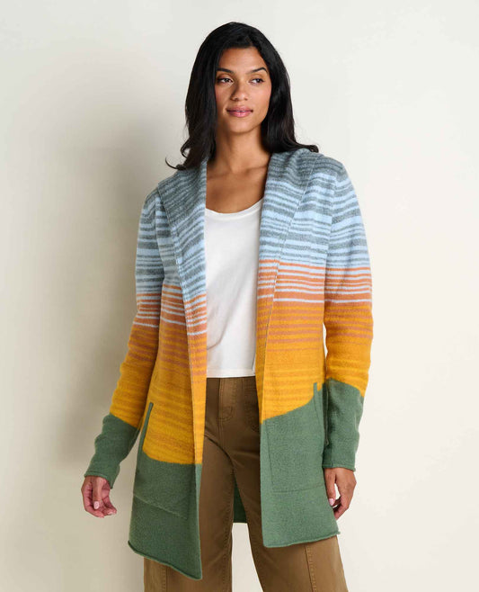 Heartfelt Merino Wool Open Front Cardigan Hoodie  | Toad&Co Women