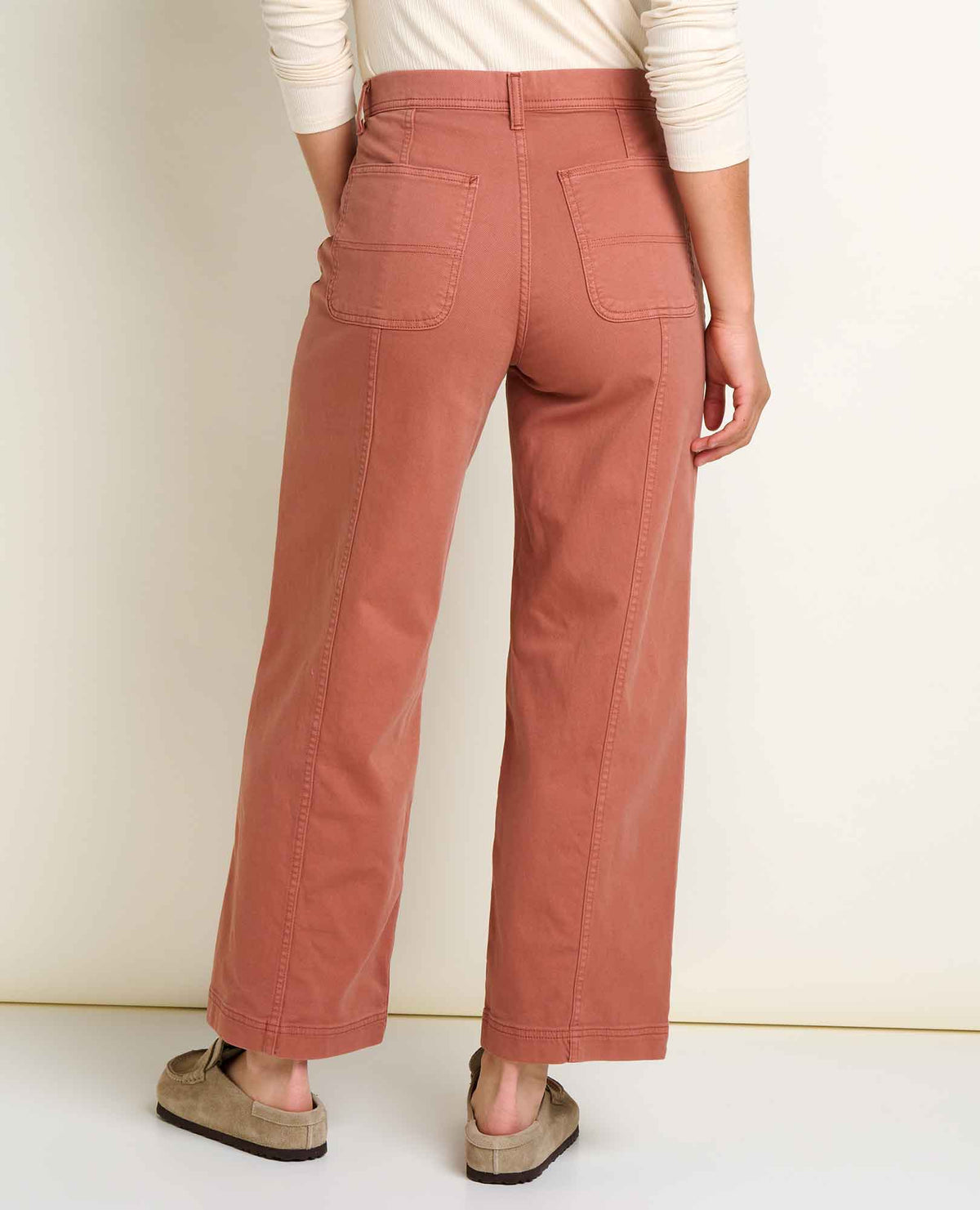 Linden Canvas Wide Leg Sailor Pant - Organic Cotton Copper | Toad&Co Women