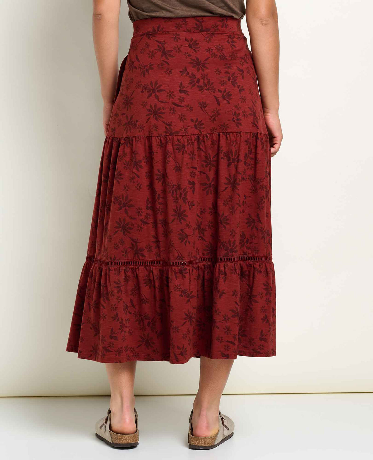 Marigold Tiered Midi Skirt - Soft, Stretchy, and Eco-Friendly  | Toad&Co Women