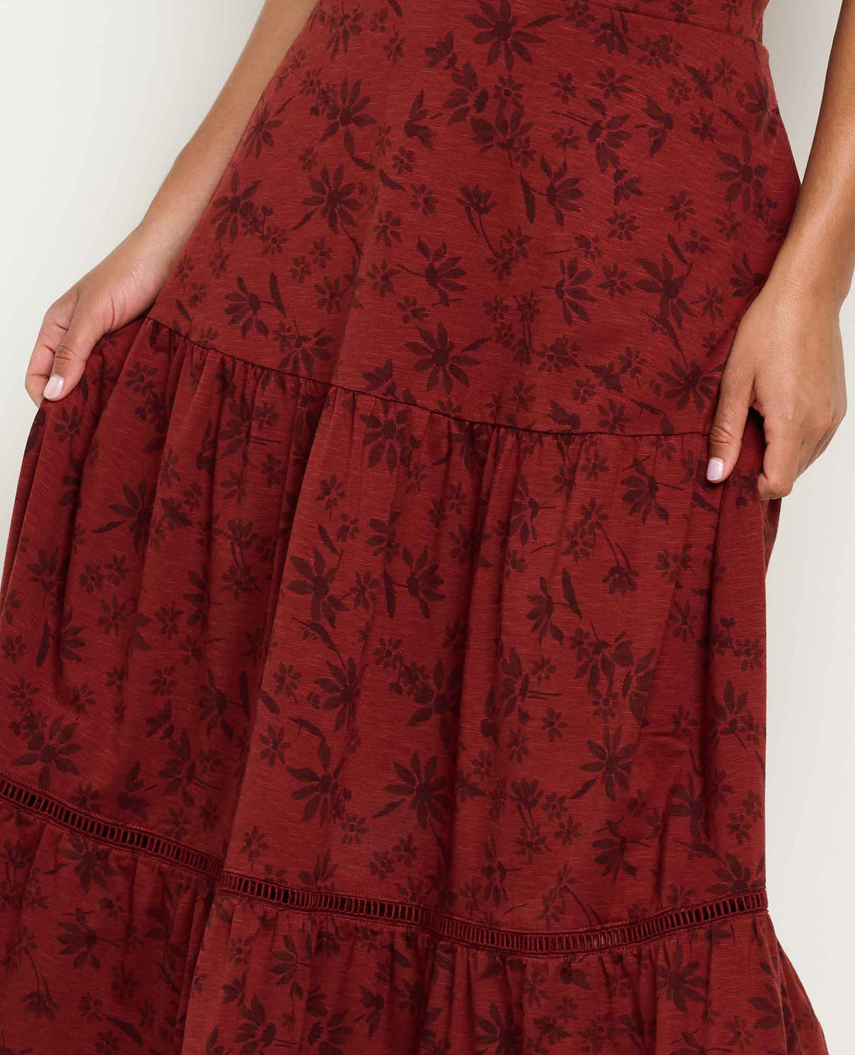 Marigold Tiered Midi Skirt - Soft, Stretchy, and Eco-Friendly  | Toad&Co Women