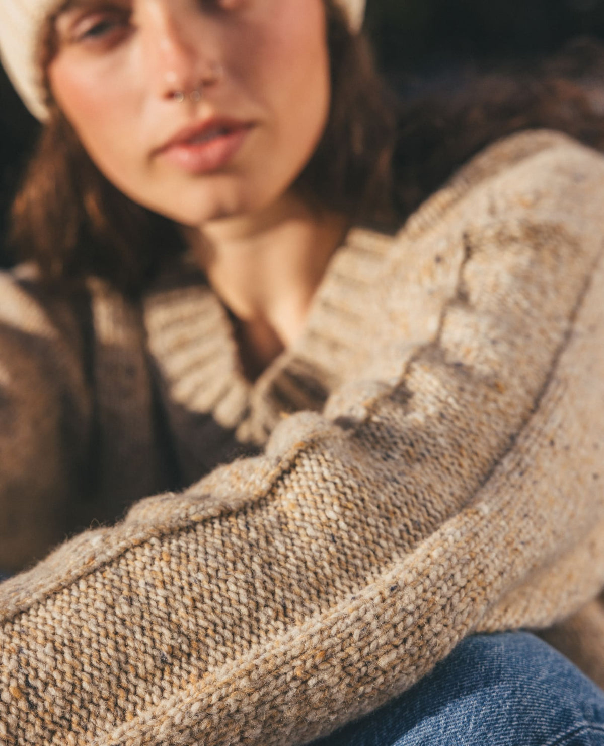 Nepwood V-Neck Sweater Dust | Toad&Co Women