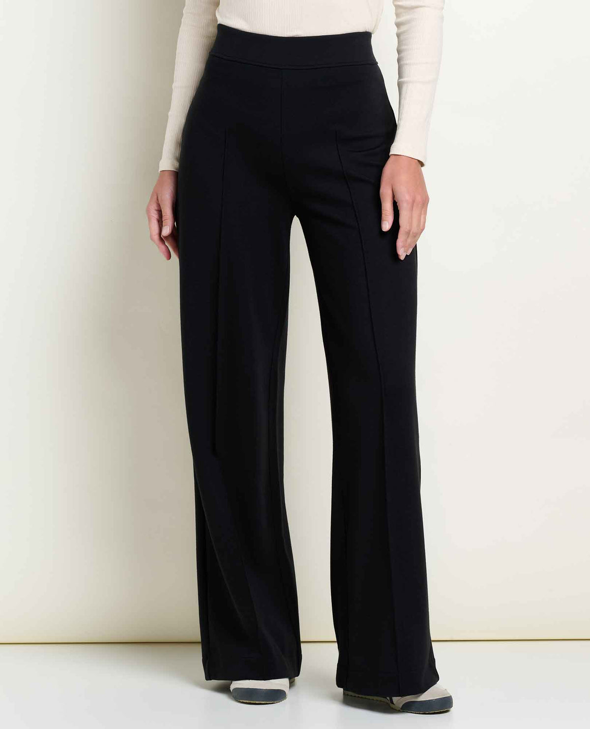 Mason St. Ponte Wide Leg Pant Black | Toad&Co Women
