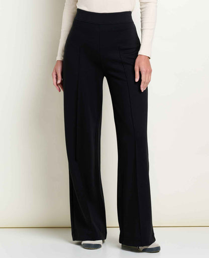 Mason St. Ponte Wide Leg Pant Black | Toad&Co Women
