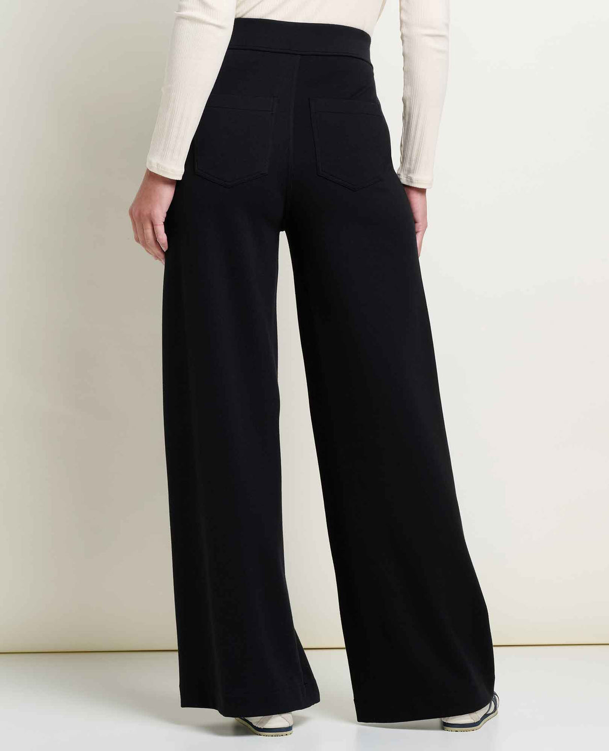 Mason St. Ponte Wide Leg Pant Black | Toad&Co Women