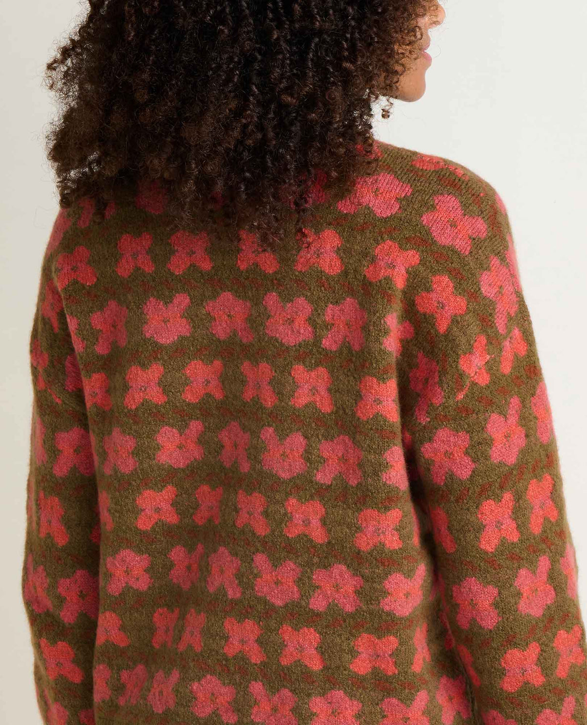 Women's Wasatch Crewneck Wool Sweater - Soft, Never Itchy Fir Pattern | Toad&Co Women