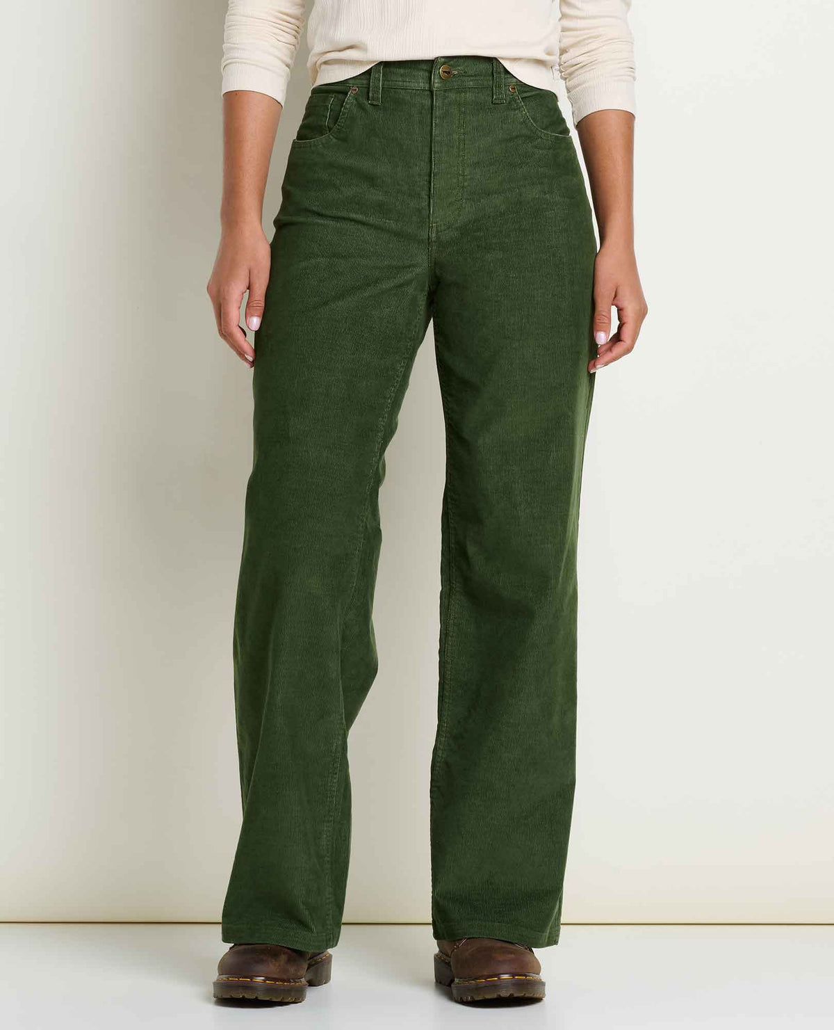 Women's Coaster Corduroy Wide Leg Pant Epidote | Toad&Co Women