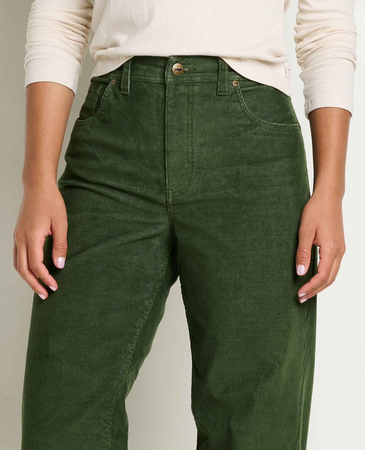 Women's Coaster Corduroy Wide Leg Pant Epidote | Toad&Co Women