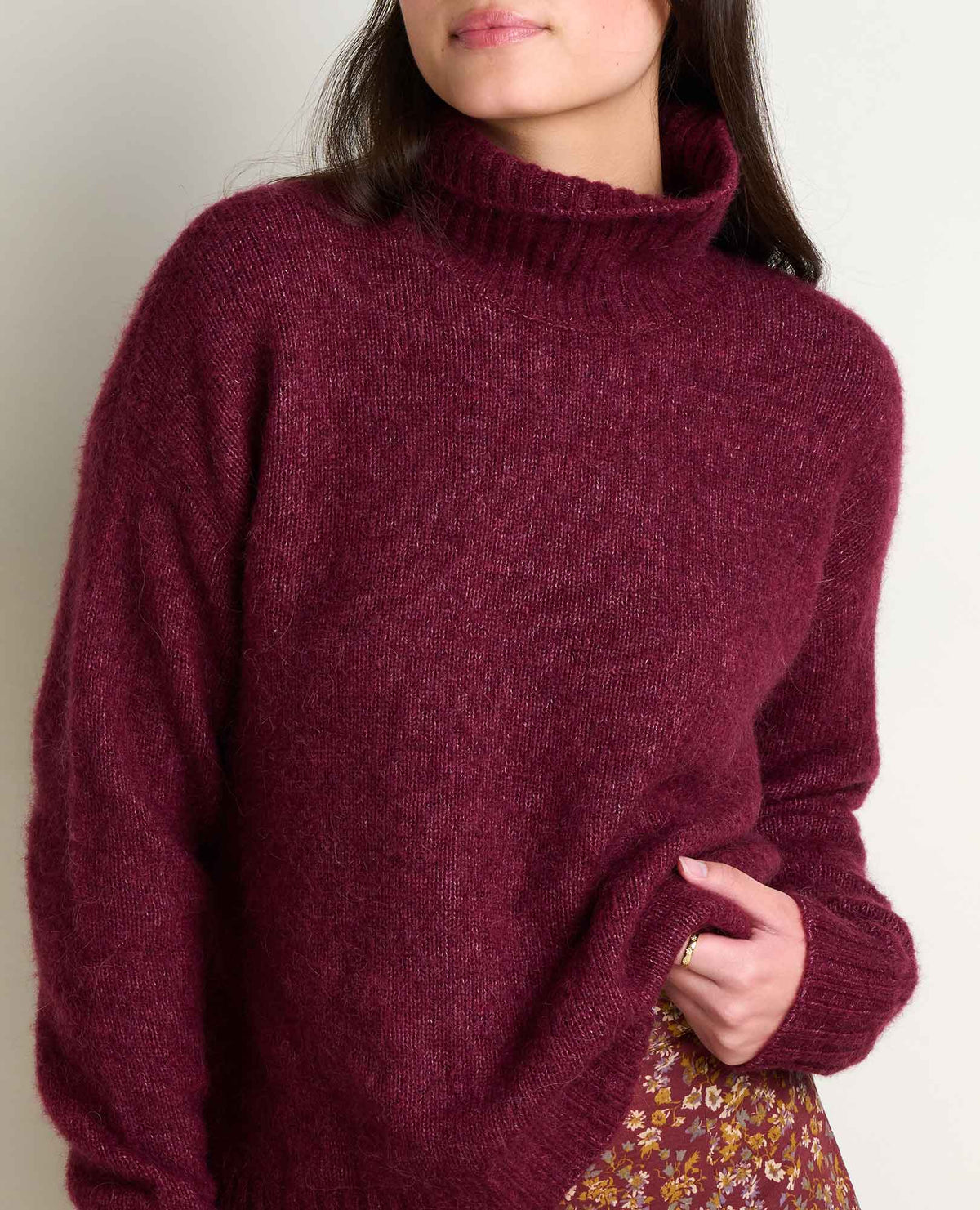 Women's Alpaca Merino Turtleneck Sweater - Cozy & Soft  | Toad&Co Women