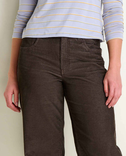 Women's Coaster Corduroy Wide Leg Pant Barnwood | Toad&Co Women