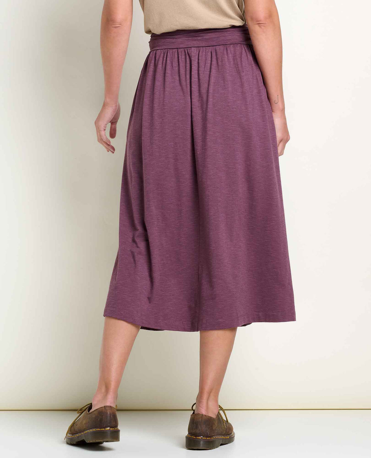 Chaka Midi Skirt - Organic Cotton & TENCEL™ A-Line Midi Skirt Huckleberry | Toad&Co Women