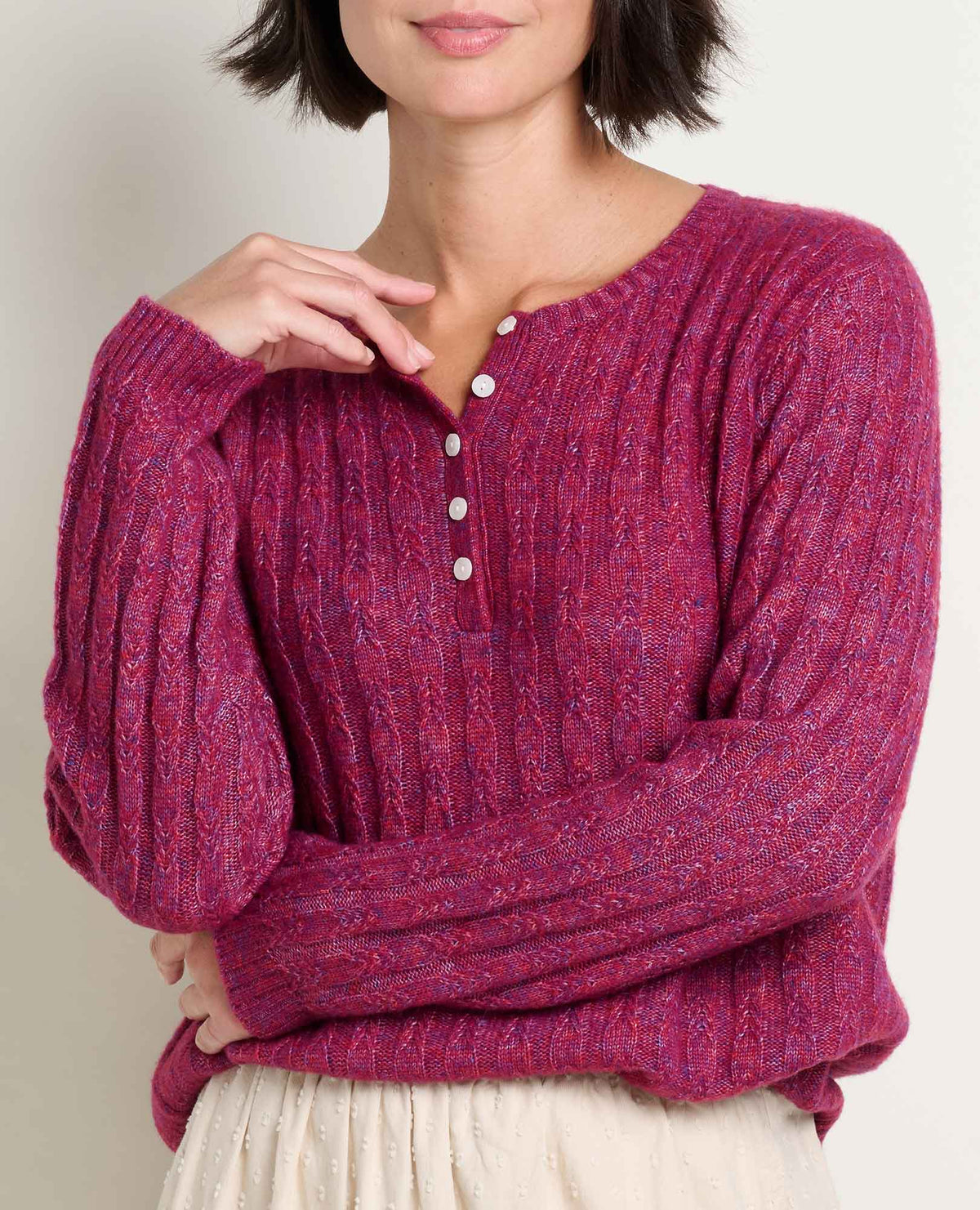 Cloudcover Pullover Sweater Garnet | Toad&Co Women