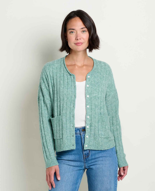 Cloudcover Cardigan Arctic | Toad&Co Women