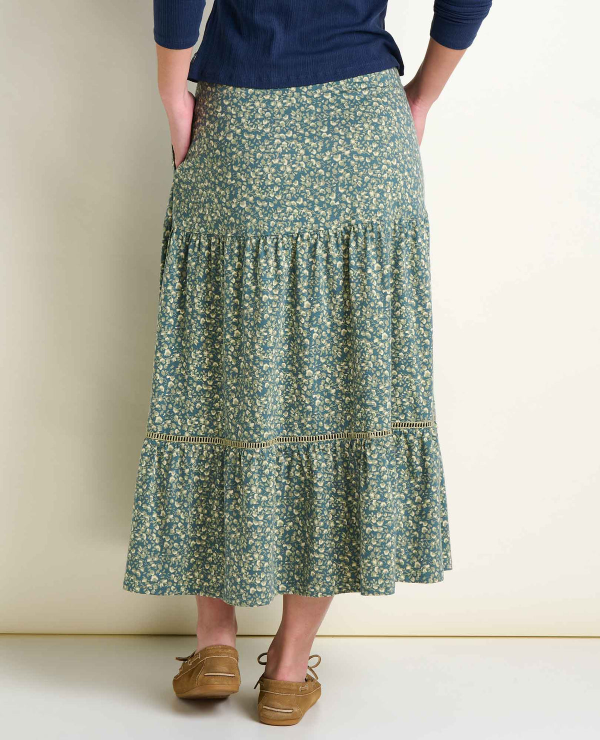 Marigold Tiered Midi Skirt - Soft, Stretchy, and Eco-Friendly  | Toad&Co Women