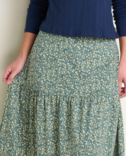 Marigold Tiered Midi Skirt - Soft, Stretchy, and Eco-Friendly  | Toad&Co Women