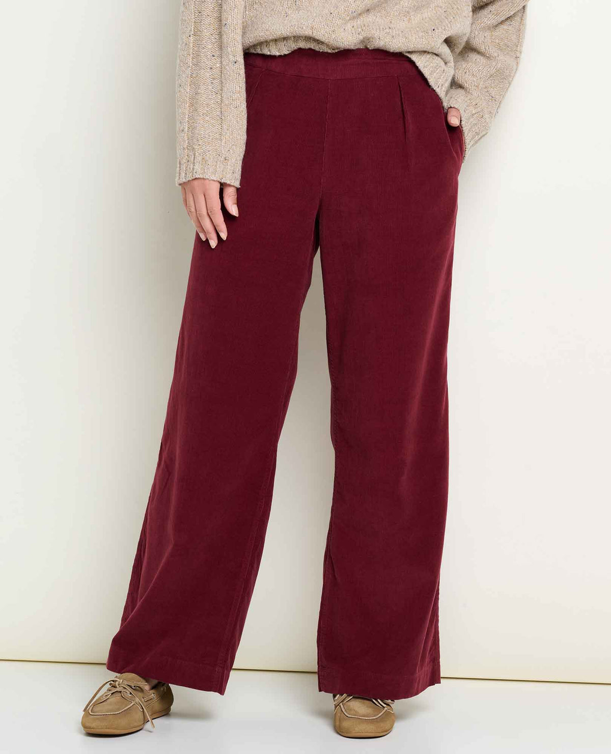 Cattail Corduroy Wide Leg Pant Port | Toad&Co Women